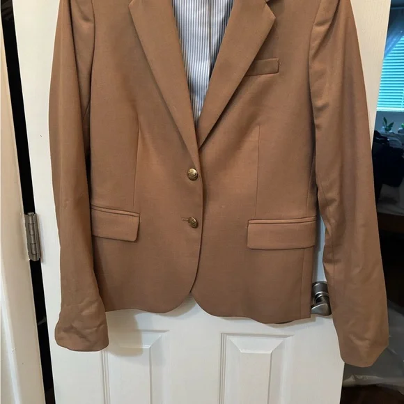 J Crew Classic Tan Blazer LIMITED TIME SALE FINAL PRICE - Picture 1 of 5